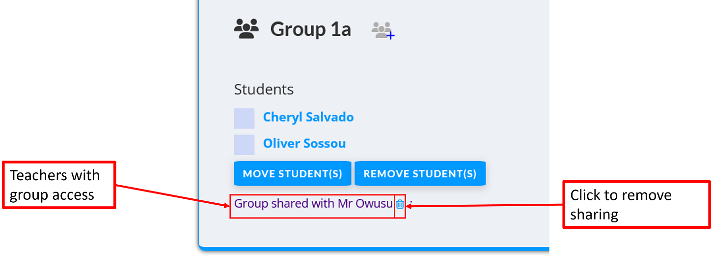 StudentManagement sharinglist